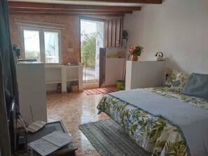 Room, 1 Bedroom, Private Pool, Pool View | 1 bedroom - Room-peaceful Private Garden Studio for (Cullar)
