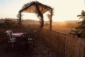 Room, 1 Bedroom, Private Pool, Pool View | Terrace/patio