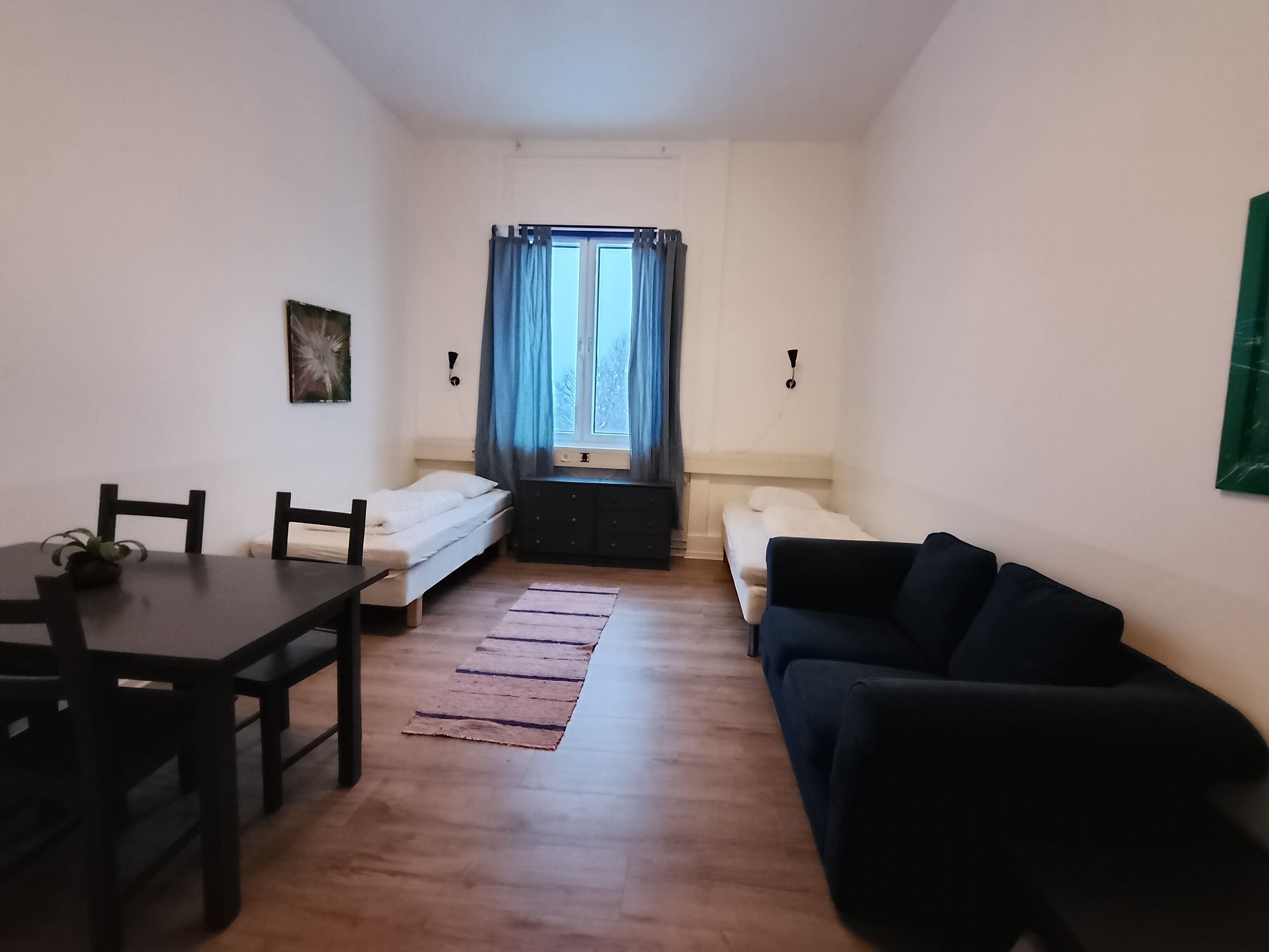 Classic dubbelrum - utsikt mot parken | Mörkläggningsgardiner, gratis barnsängar och gratis wi-fi