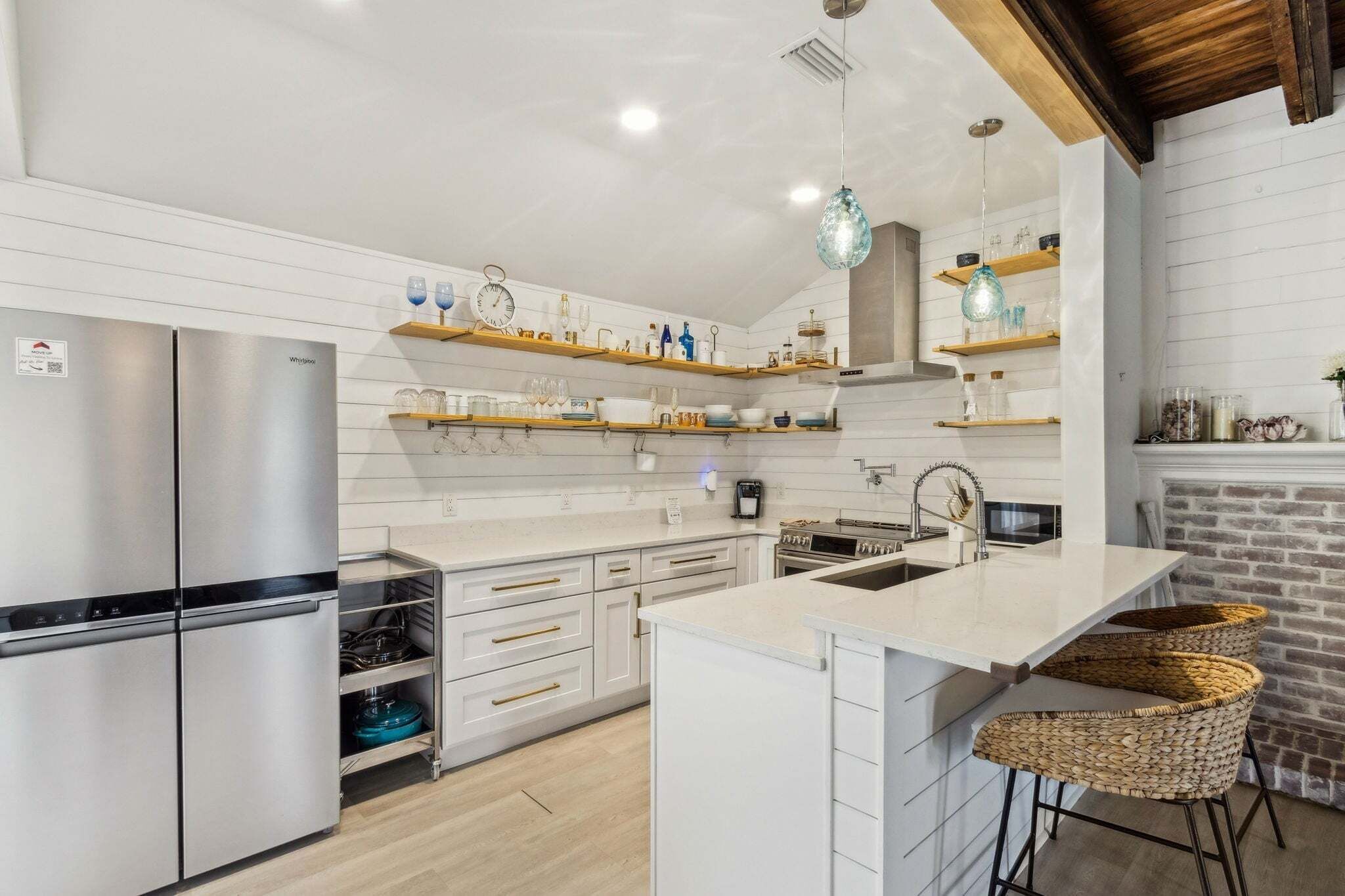 Casa, 3 habitaciones | Cocina privada | Refrigerador, horno, cafetera y tetera y tostadora 