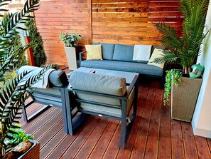 Terrace/patio - Cisowa Garden Suite Świdnik – 10/10 Luxury Stay with Private Terrace (Świdnik)