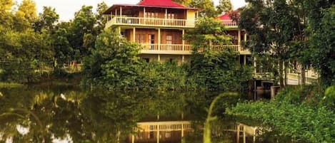 Façade de l’hébergement