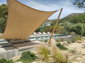 Outdoor pool - Large villa with private pool in the olive groove (Paros Island)