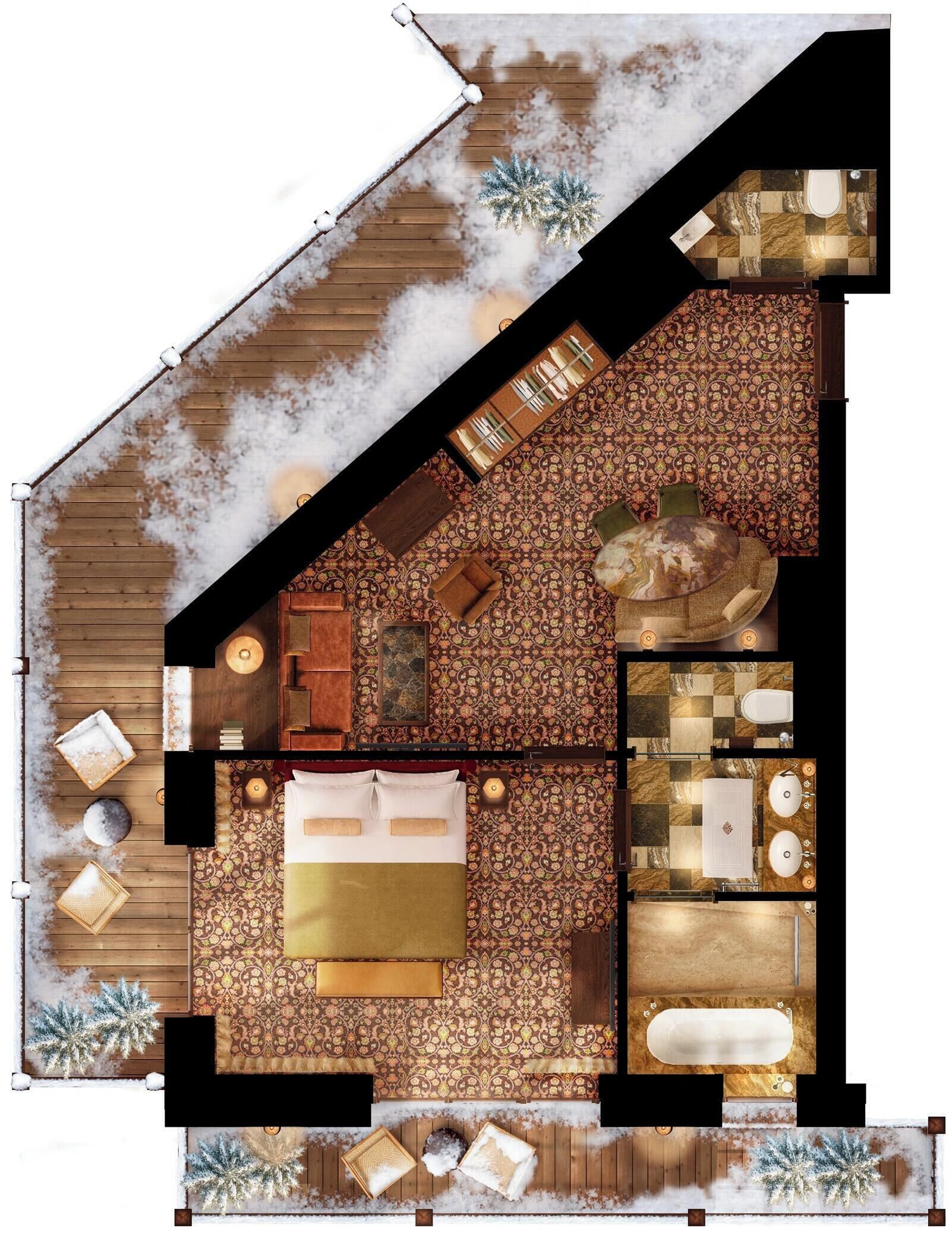 Superior Suite | Floor plan