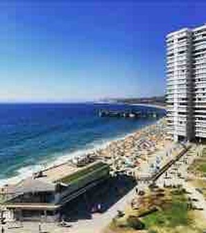 Apartment, 2 Bedrooms, Balcony, City View | Beach - Exclusive Ocean-view Apartment With Terrace & Parking Long Stays Marchdecembe (Vina del Mar)