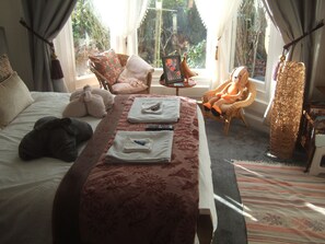 Rom, 1 soverom, terrasse, hageutsikt | 1 soverom