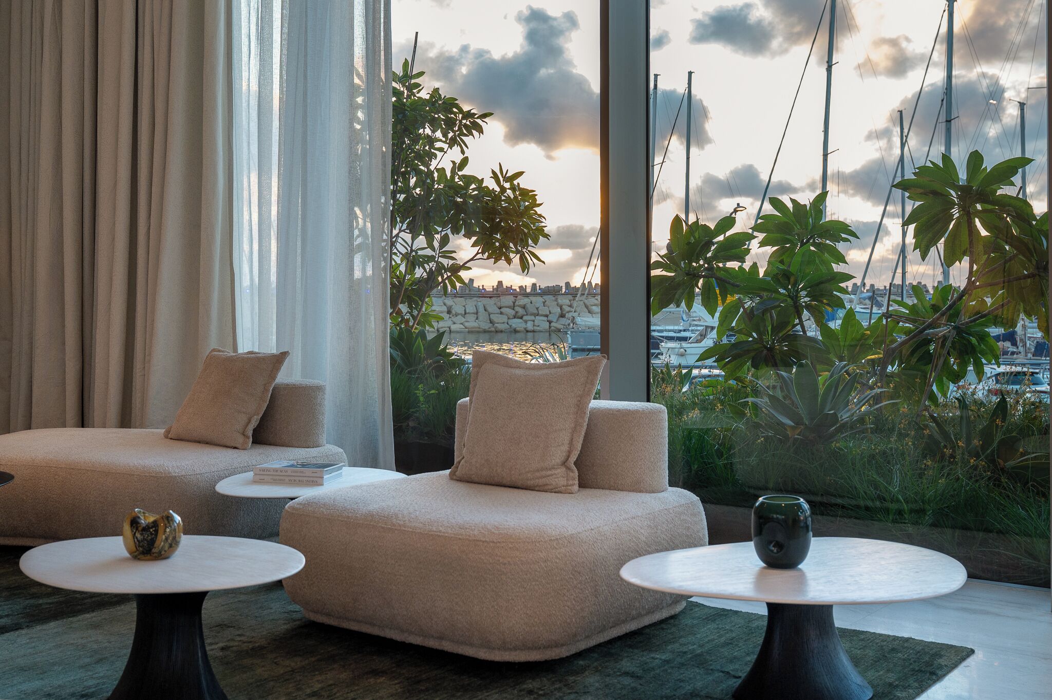 Sala de estar en el lobby
