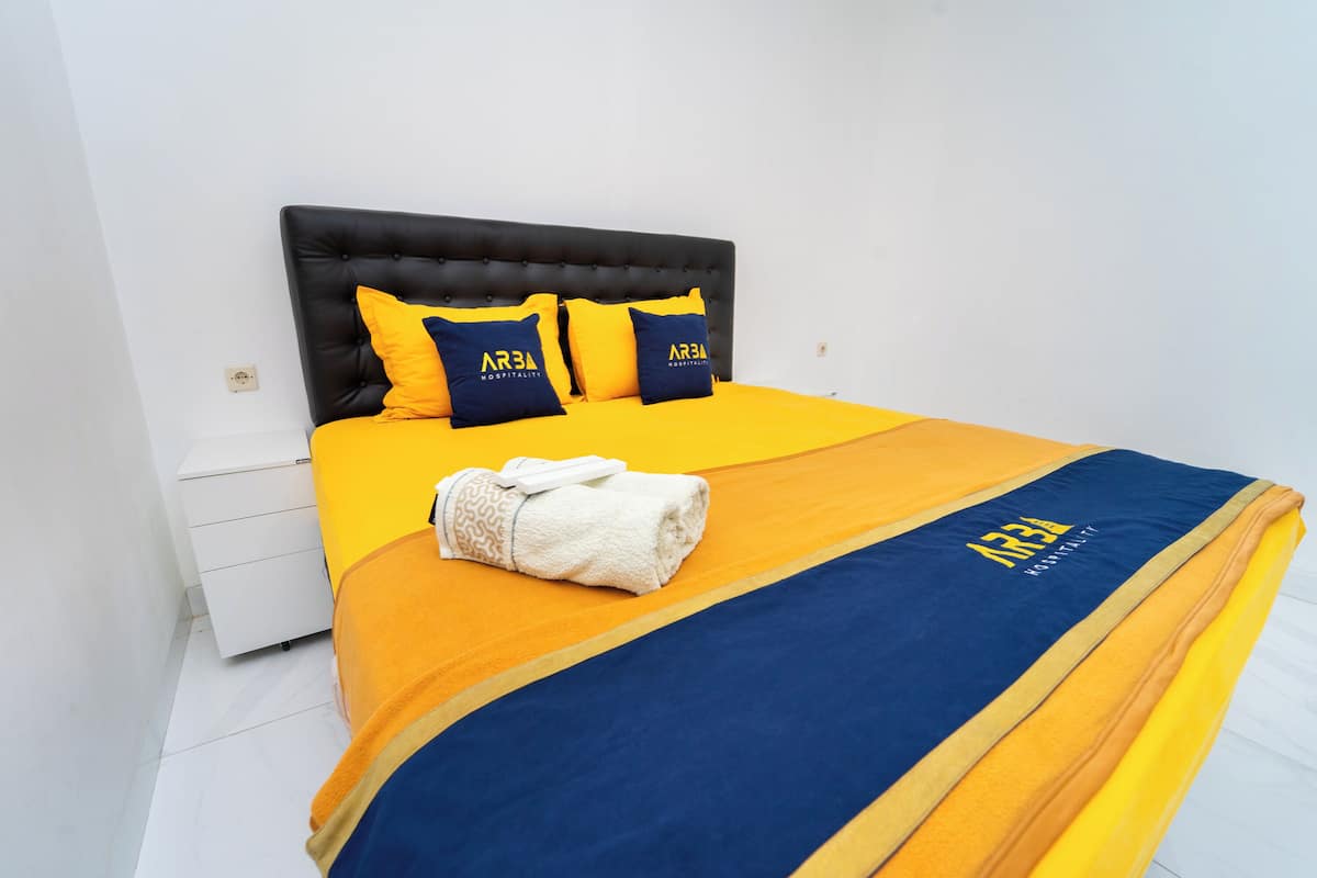 ห้องดีลักซ์ | โต๊ะทำงาน, Wi-Fi ฟรี, ผ้าปูที่นอน