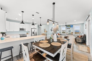 House, Ocean View, Beachfront | In-room dining