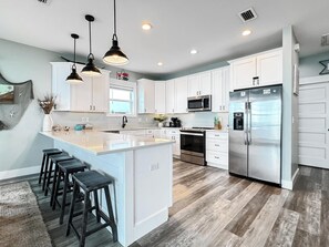 獨棟房屋, 海景, 海濱 | 私人廚房 | 大型冰箱、微波爐、烤箱、爐台