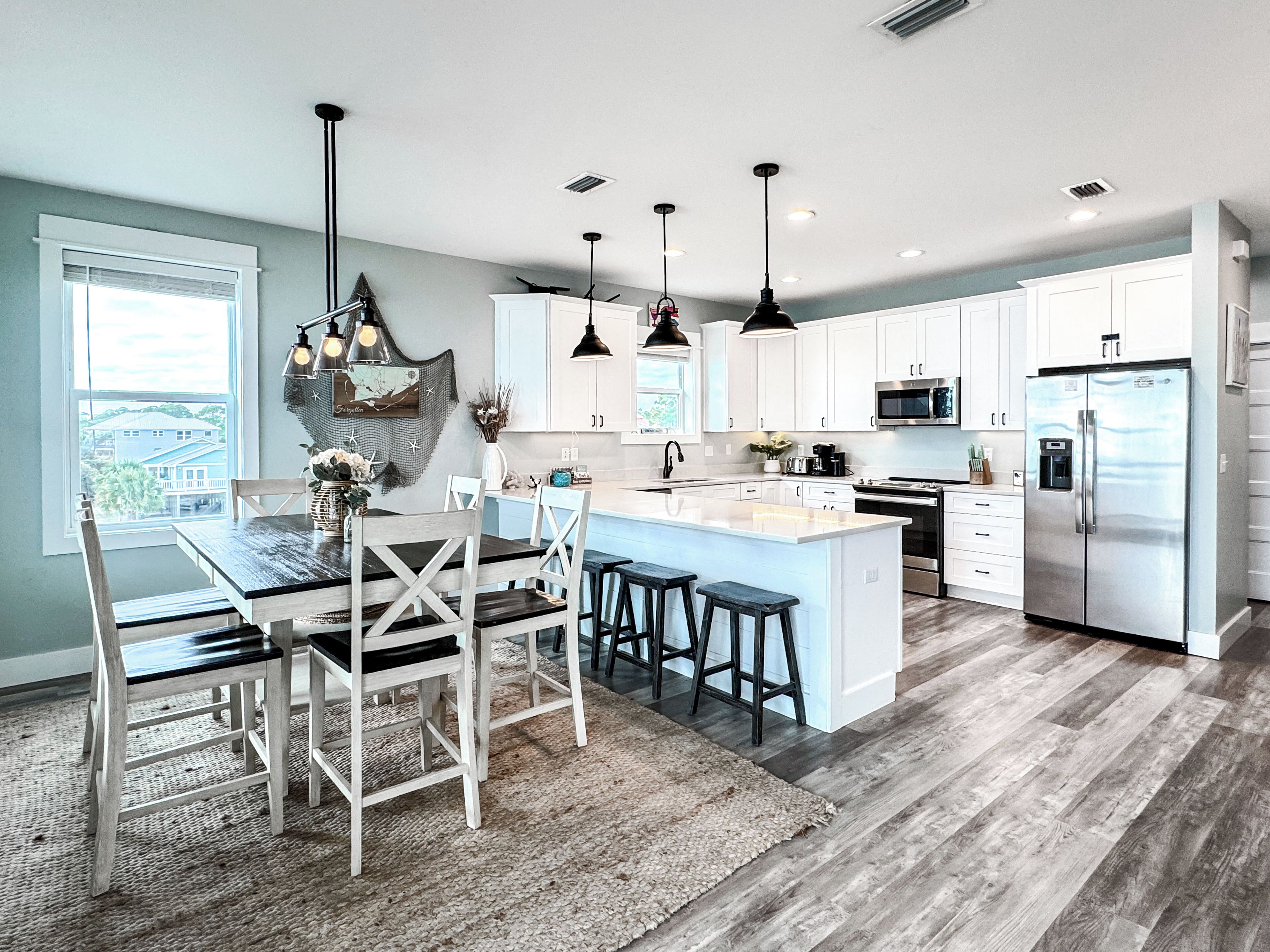 Hus, havutsikt, ved strandkanten | Eget kjøkken | Kjøleskap, mikrobølgeovn, ovn og kokeplater