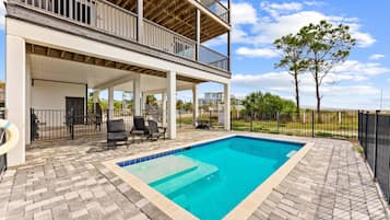 House, Ocean View, Beachfront | Private pool