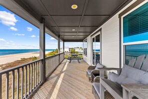 House, Ocean View, Beachfront | Balcony - Pet Friendly Beach House - Seminole Wind (Port St. Joe)