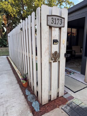 Exterior detail - Cozy 2-bedroom townhome in charming Melbourne Beach Florida. (Melbourne Beach)