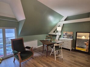 Apartment | Dining - Cozy Couple Retreat in Normandy (Saint-Sauveur-Villages)