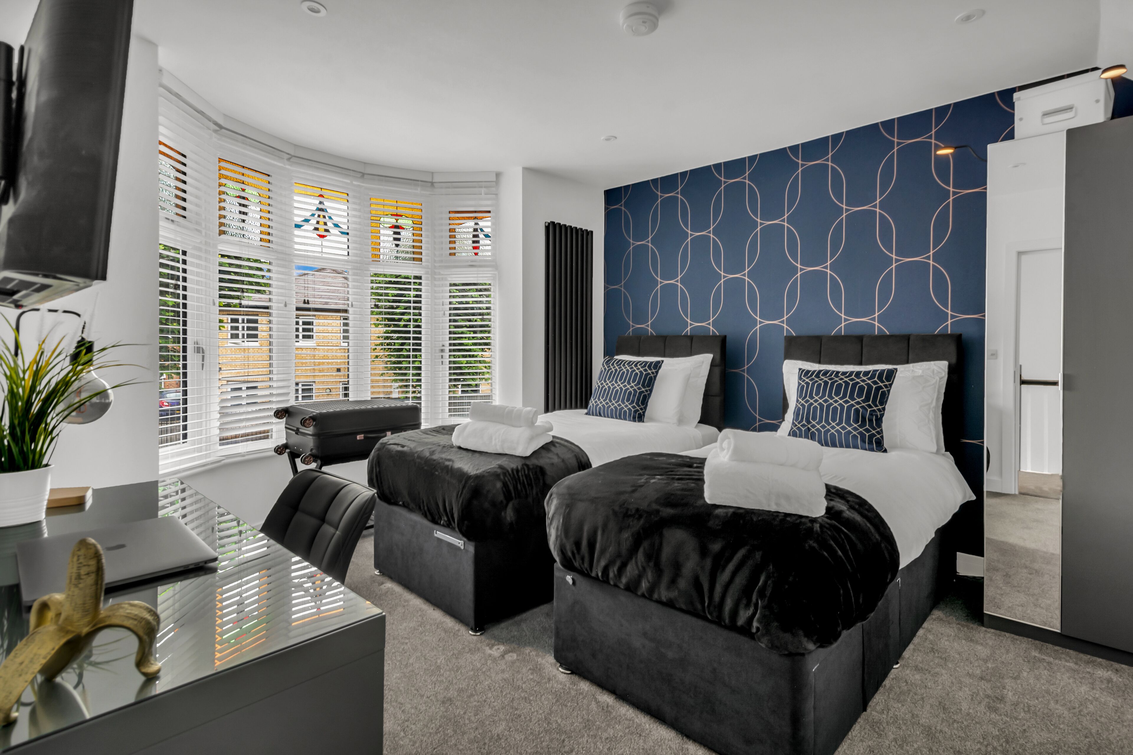 3 soverom, strykejern/-brett, wi-fi og sengetøy