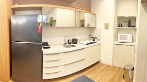 Appartement Confort | Cuisine privée | Blender, serviettes en papier