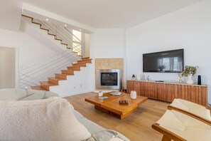 Deluxe Townhome, Mountain View | Living area - Skyline Villa by Holiday Rental Madeira (Santa Cruz)