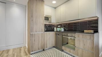 公寓, 2 间卧室 | 私人厨房 | 冰箱、微波炉、炉灶、烤面包机