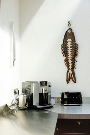 Villa Luxe, patio | Cuisine privée | Grille-pain, blender, mixeur, épices