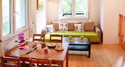 Lakeside holiday home with private garden