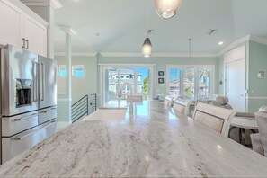 Fridge, microwave, oven, stovetop - 🌴Luxury Home | Private Heated Pool | Pet Friendly | Sweet Carolina🌊 (Fort Myers Beach)