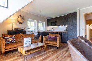 Living room - Ferienwohnung mit Balkon in St.peter-ording (St. Peter-Ording)