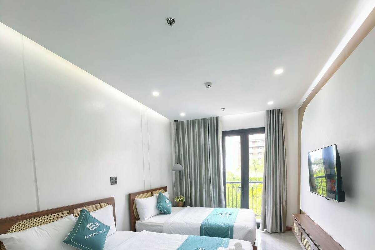 Phòng đôi Deluxe, quang cảnh thành phố | Truy cập Internet không dây miễn phí, bộ trải giường 