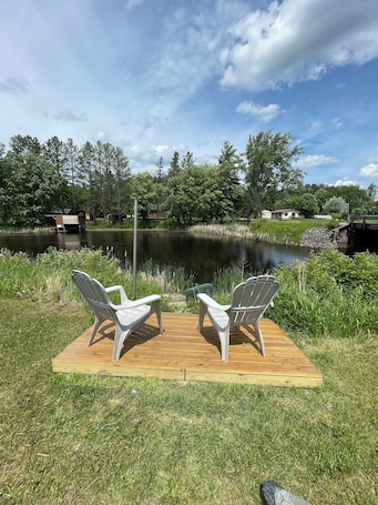 Property grounds. Peaceful 2-bedroom cabin near charming Voyageurs National Park