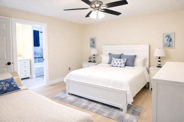 2 bedrooms, iron/ironing board, free WiFi, bed sheets