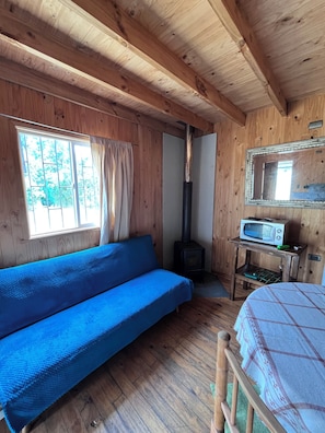 Living area - Giardino cabins in Ranco Lake (Lago Ranco, Los Ríos)