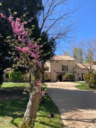 Chambre d'hôte dans un pigeonnier au vert, au pied de Monflanquin