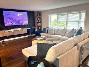 TV, table football - Waterfront Escape: Pool, Space & Style (Tampa)