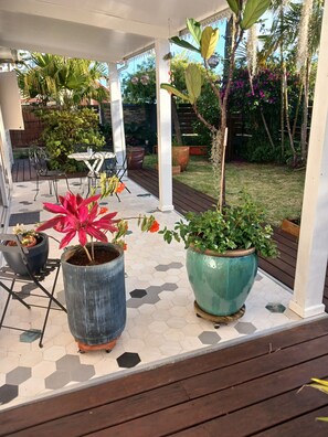 Terrace/patio - A cosy house, nature and tranquillity in Le Tévelave (Canton des Avirons)