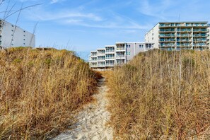 Exterior - Oceanfront condo with private balcony, W/D, pool & direct beach access (North Myrtle Beach)