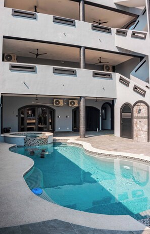 Piscine chauffée