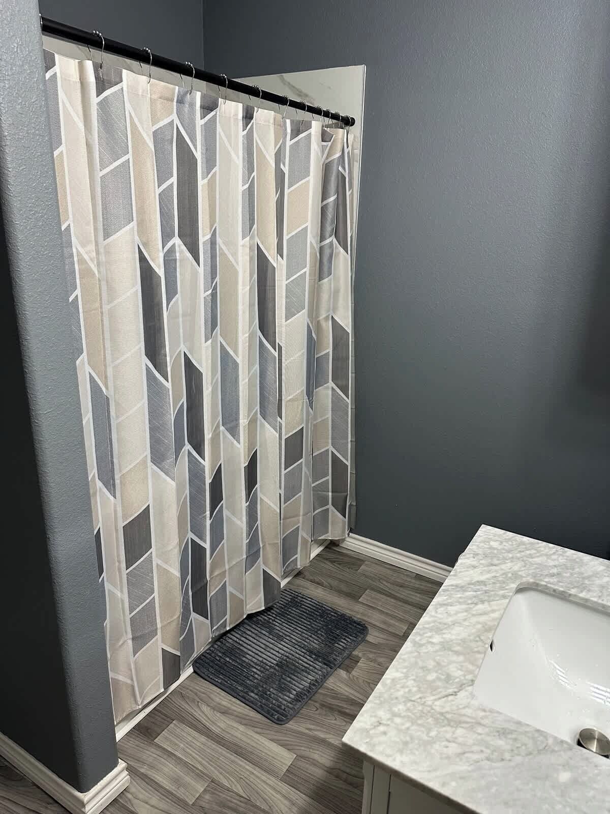 Shower, hair dryer