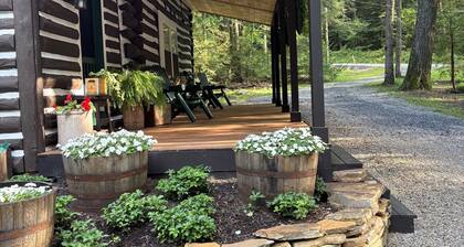 1936 log cabin between Cook Forest and Clear Creek State Park