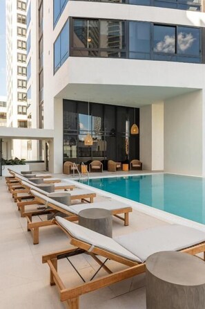 Pool - Sleek Escape-Resort-Style Stay with Pool & Parking (Miami)