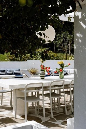 Outdoor dining - VILLA Centre Guethary (Guéthary)