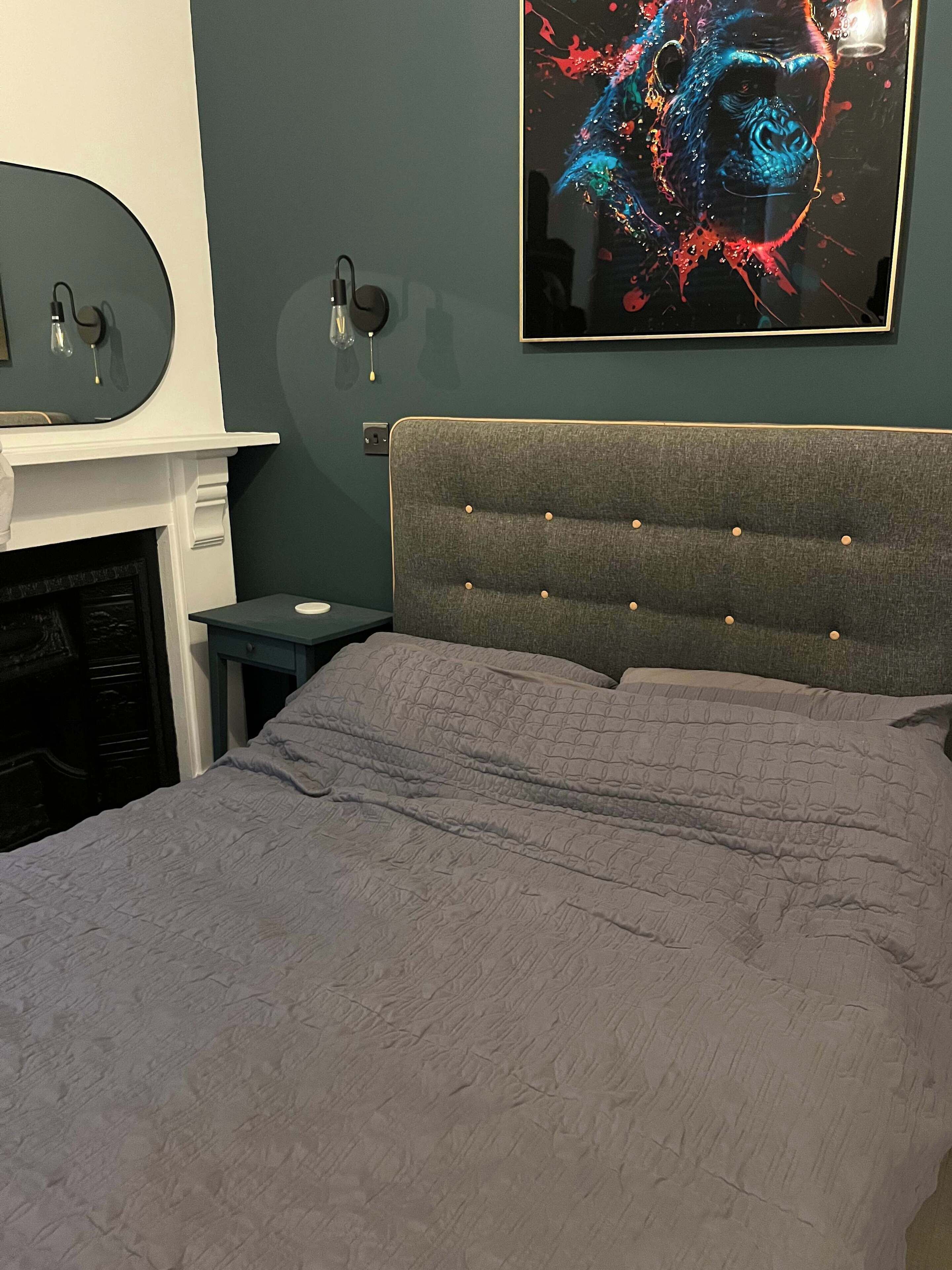 2 habitaciones, tabla de planchar con plancha y wifi 