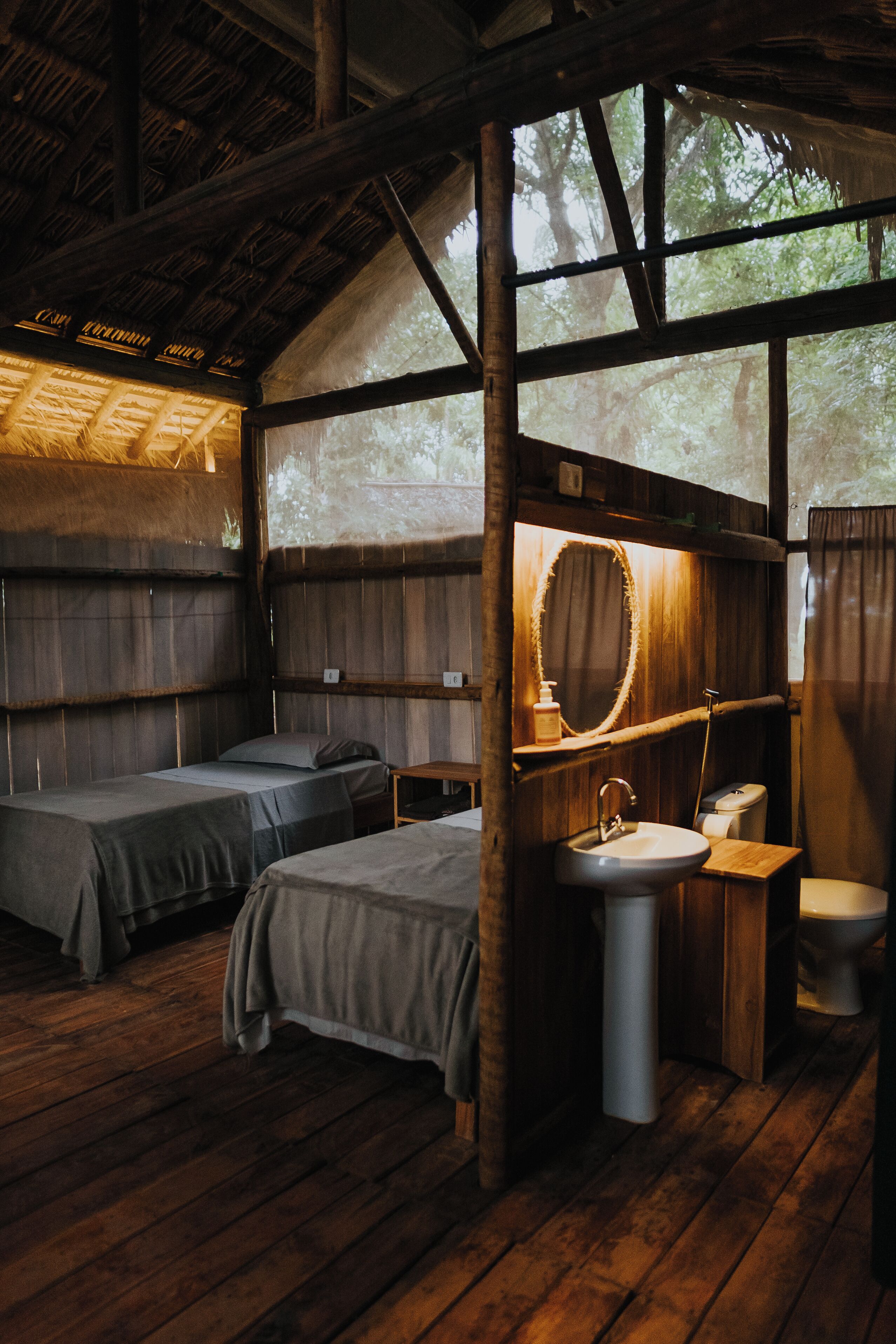 Mökki, lanai | Työpöytä, ilmainen Wi-Fi