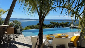 Outdoor pool - 180°C sea Giens peninsula (Carqueiranne)