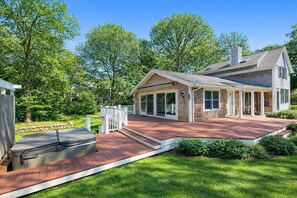 Terrace/patio - Steps to Pond, Hot Tub & Game Room! (Brewster)