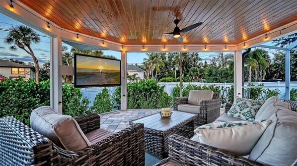 Terrace/patio - The Coastal Nest - Upscale Residential Home! (Siesta Key)