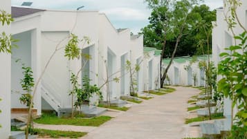 Deluxe Double Room, Balcony, Beach View | Property grounds