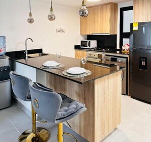 Private kitchen - Apartamento Oasis 108 (Punta Cana)