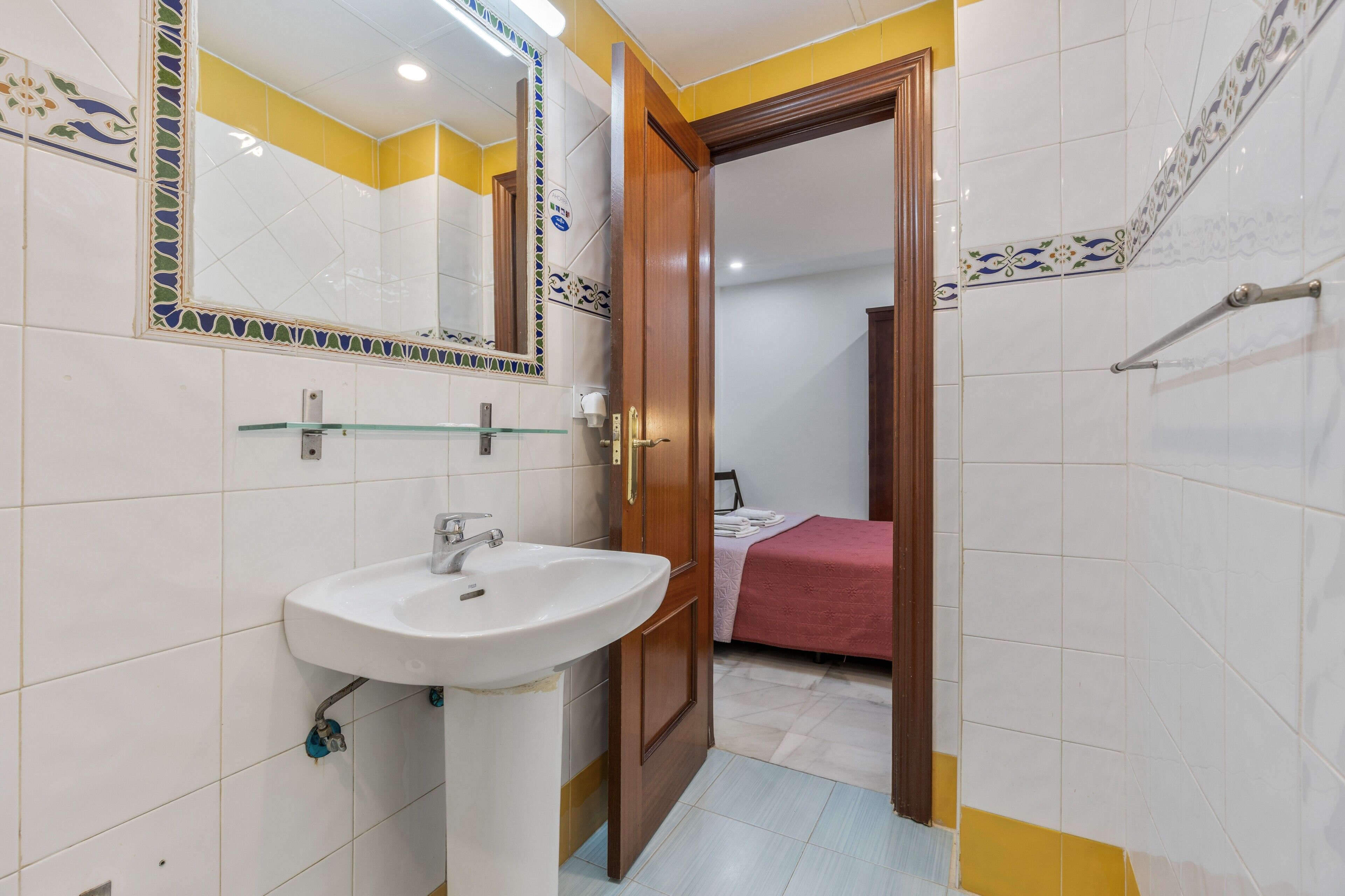 Douche, serviettes fournies