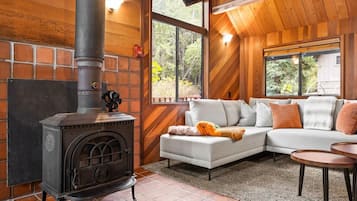 Télévision, cheminée, baby-foot, espaces bureaux