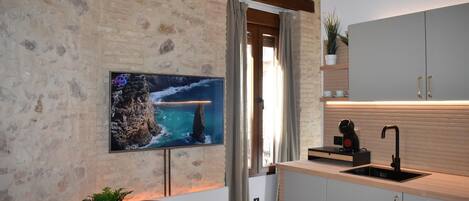 Appartement supérieur, 2 chambres | Cuisine privée | Bouilloire électrique, grille-pain